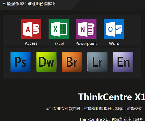 聯想ThinkCentreX1辦公一體電腦