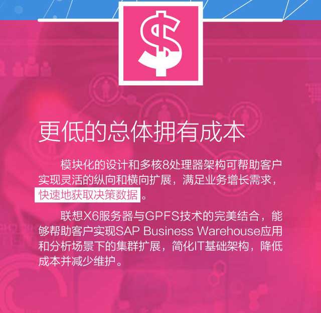 聯想更低的成本