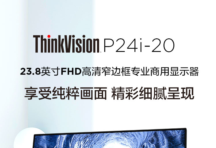 聯想ThinkVision P24i顯示器