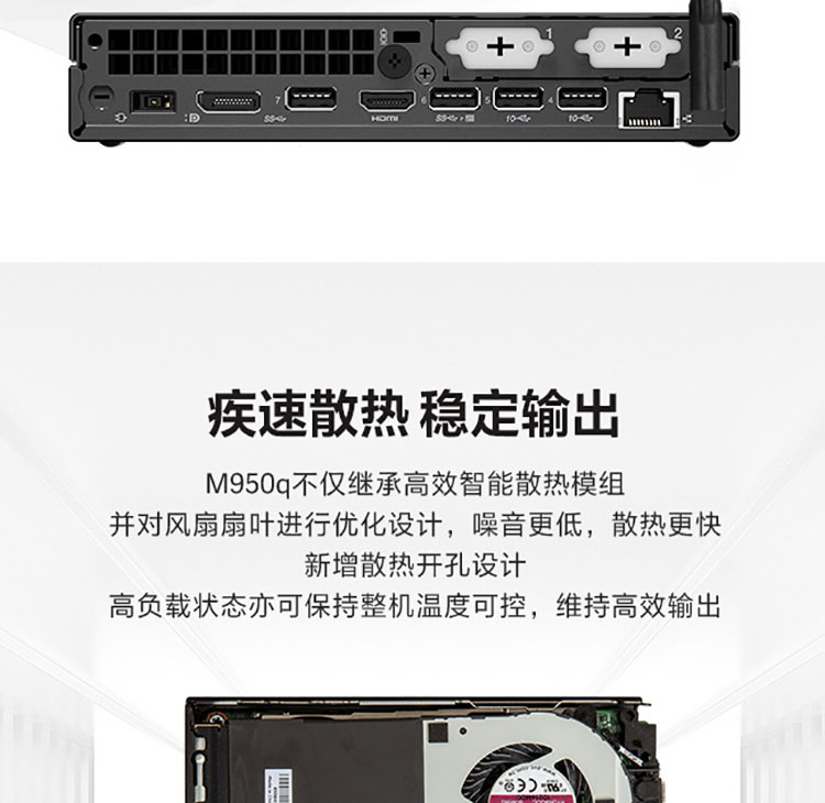 聯想ThinkCentre M950q 臺式機