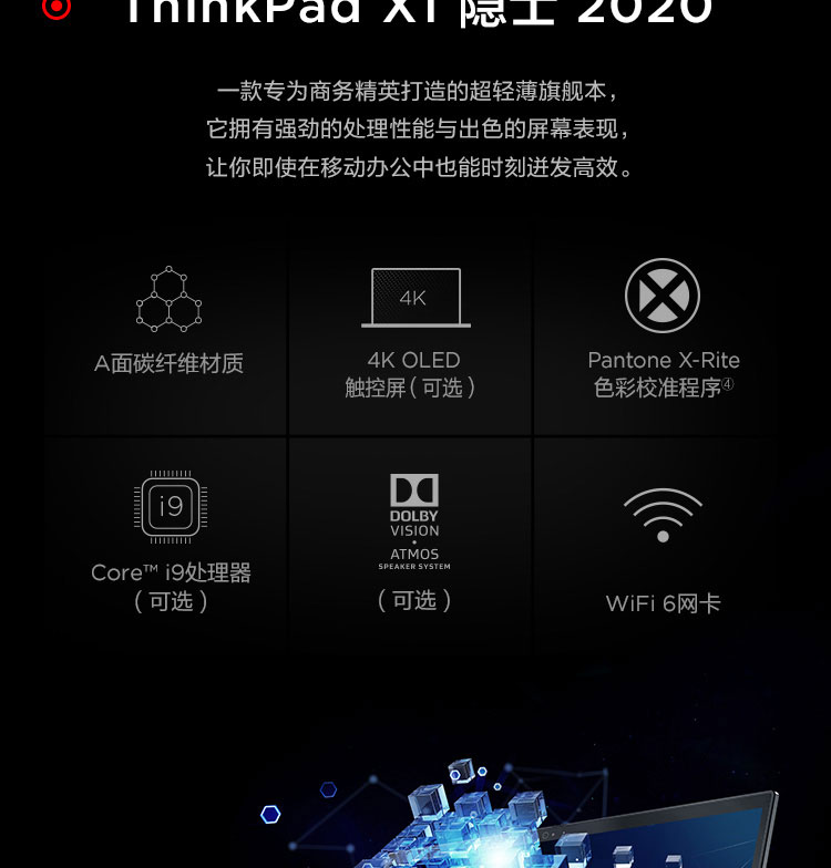 聯想ThinkPad X1 隱士 筆記本電腦