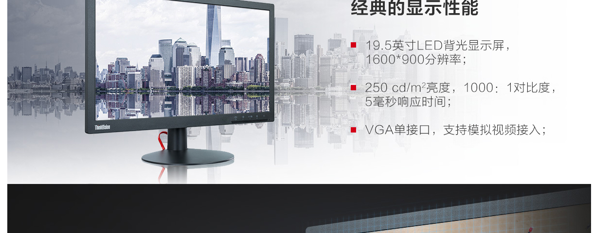 聯想ThinkVision TE20-11 19.5顯示器