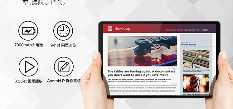 聯想平板電腦 M10 PLUS(Online型號) TB-X606