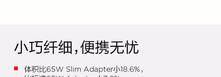 Lenovo便攜式筆記本電源適配器 (4X20H15595)