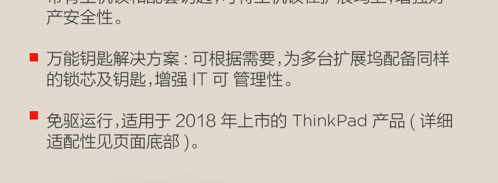 ThinkPad高級版底座式擴展塢CS18 (40AJ0135CN)