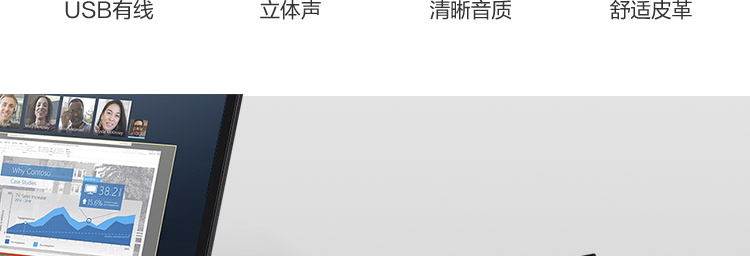 聯想100立體聲USB耳麥 (4XD0X88524)
