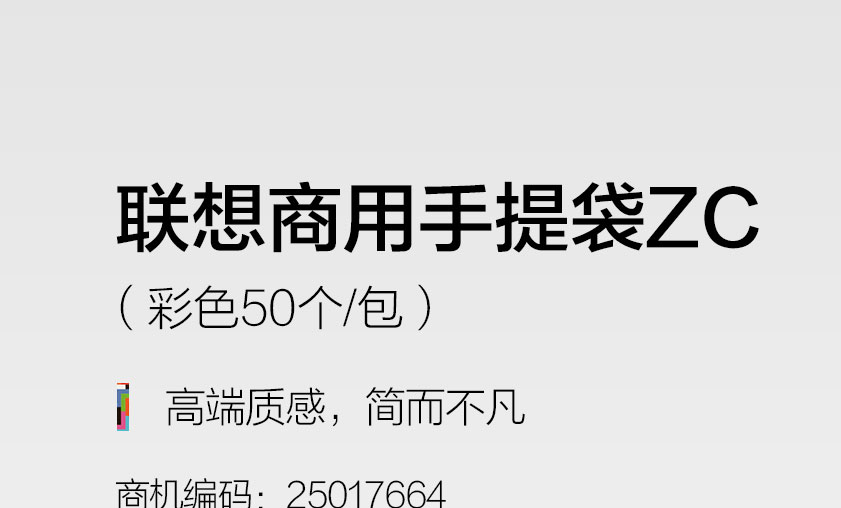 聯想商用手提袋ZC (25017664)