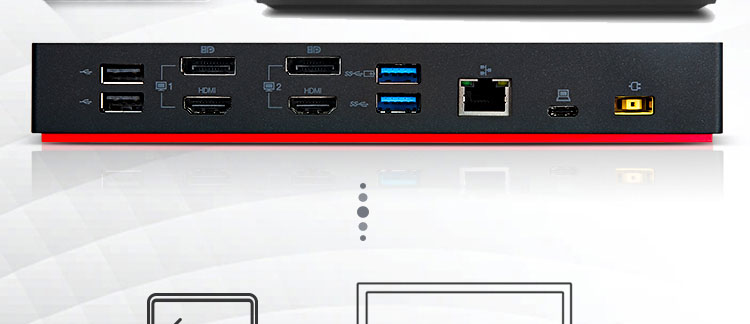 ThinkPad USB-A&USB-C 雙連擴展塢 (40AF0135CN)
