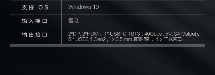ThinkPad 第二代雷電擴展塢 (40AN0135CN)