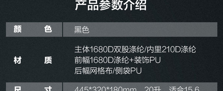 ThinkPad 商務雙肩包B600 (4X40Y41836)