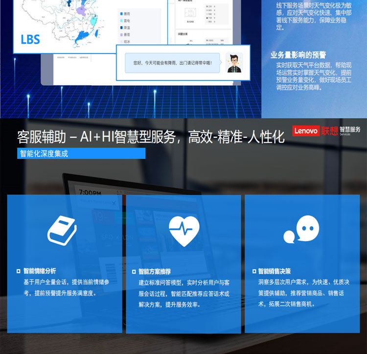 聯想專賣店推出聯想智慧客服解決方案(魔方系統)