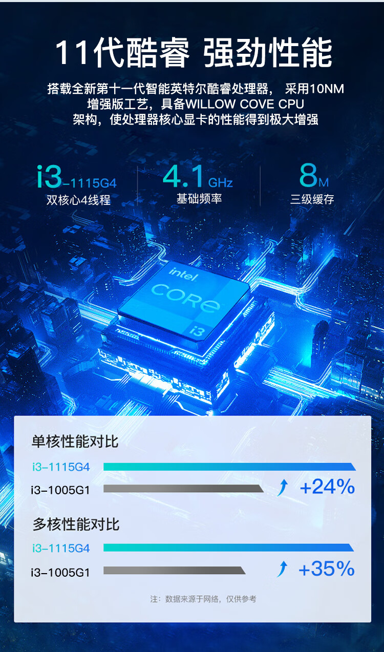 聯想揚天筆記本V14 酷睿i3