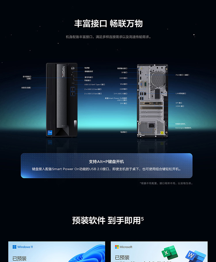 聯想臺式機ThinkCentre neo P600